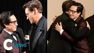 Robert Downey Jr  \& Ke Huy Quan’s 2024 Oscars Moment Is Leaving Fans DIVIDED  | C! News