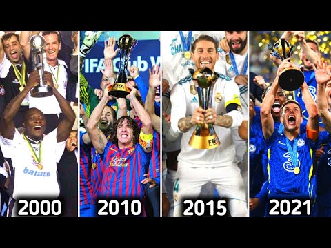 All FIFA Club World Cup winners from 2000 to 2021 listed