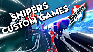 FULL lobby of QUICKSCOPING PROS go at it on the SPLITGATE stadium! (Splitgate Funny Moments!)