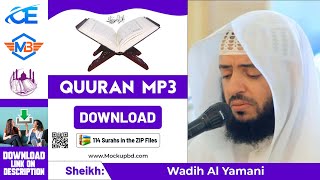 Wadih Al Yamani Quran mp3 download Zip, al quran mp3 download full zip, complete quran mp3 screenshot 1