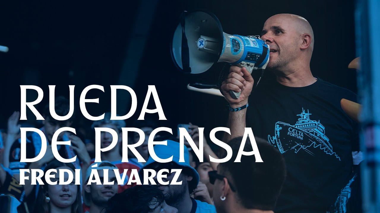 Rueda de prensa de Fredi Álvarez tras su renovación con el Celta Fortuna