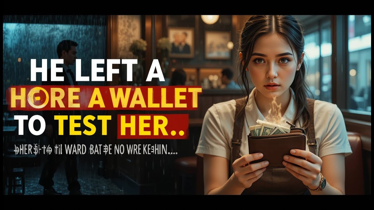 The Billionaire Left His Wallet On The Table To Test The Waitress He Didn't Imagine That