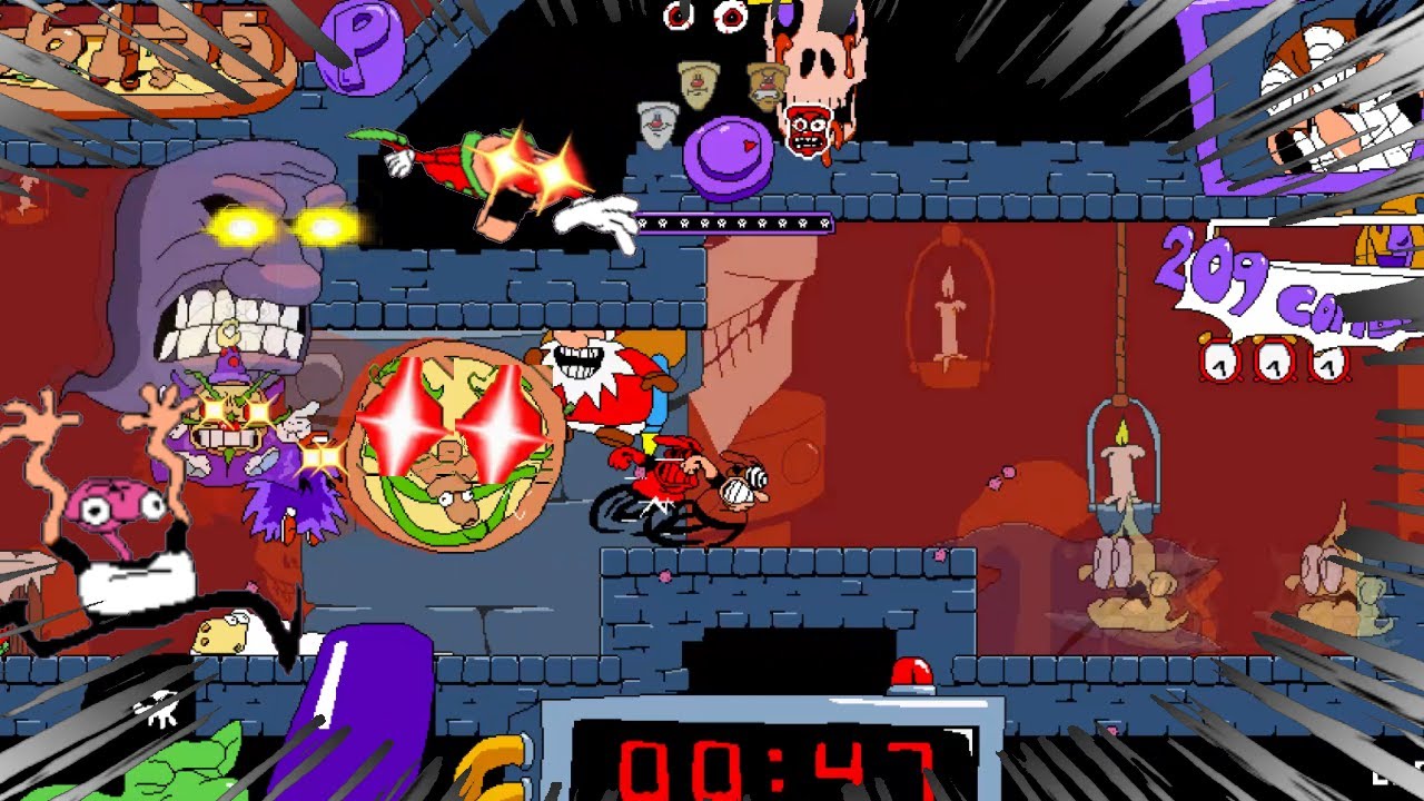 Pizzascare Lap 10 P Rank... [ Pizza Tower Lap 10 Mod ] - YouTube