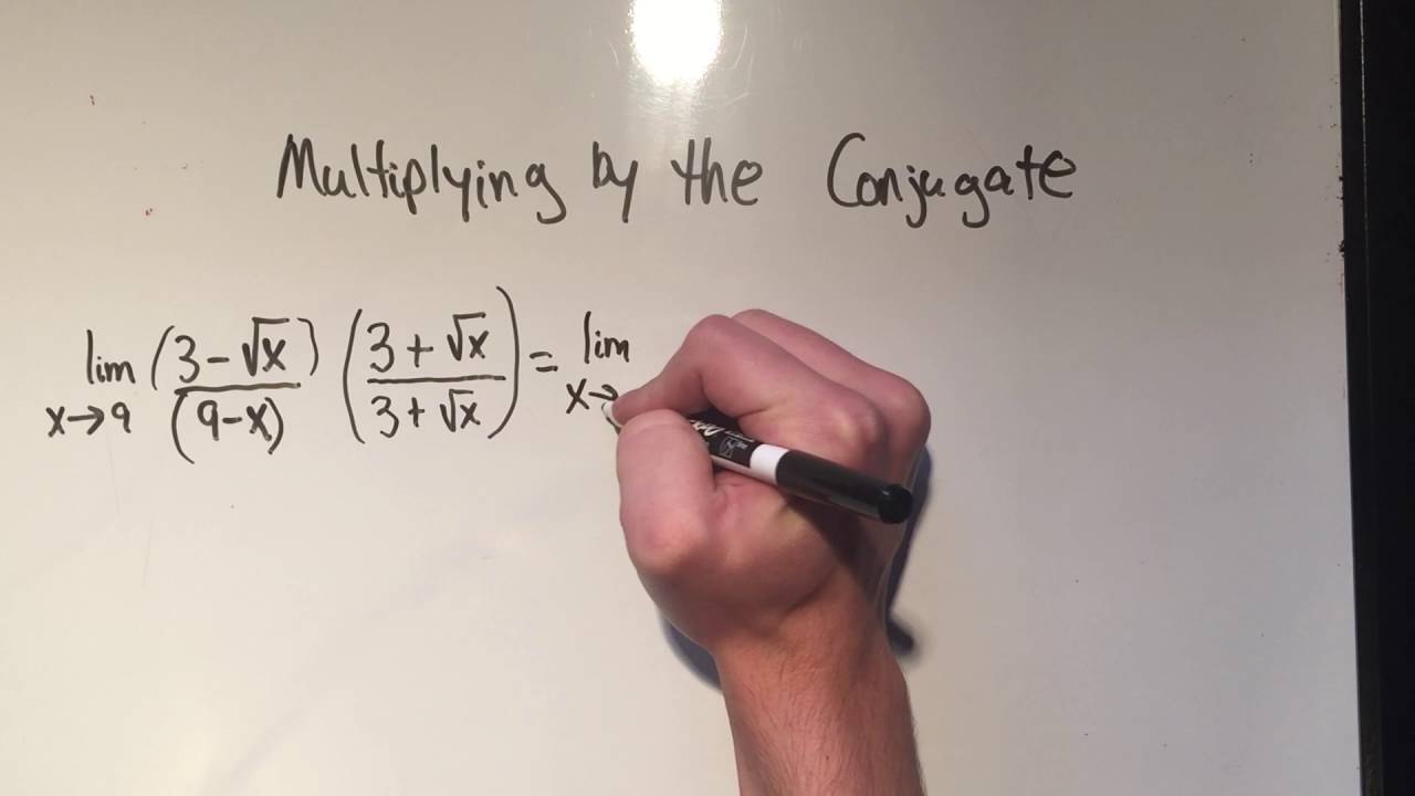 Multiplying by the Conjugate: Limits - YouTube