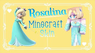 HD ROSALINA Minecraft Skin VOICEOVER Process! (Speedpaint + Download)