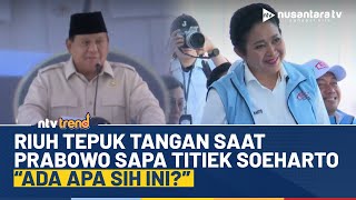 Riuh Tepuk Tangan Hadirin, Prabowo Sapa Titiek Soeharto di Peresmian Kopdes Merah Putih di Solo