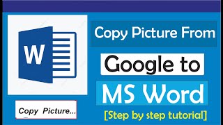 How To Copy Pictures From Google To Microsoft Word