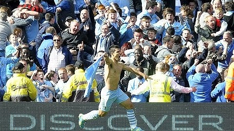 Manchester City Wins the Premier League.  Everyone Goes Nuts. (2015)