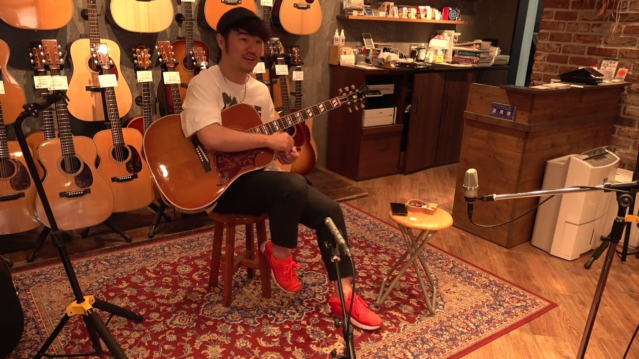 Gibson HUMMINGBIRD (1963) Blue-G & Tetsuro Toyama - YouTube