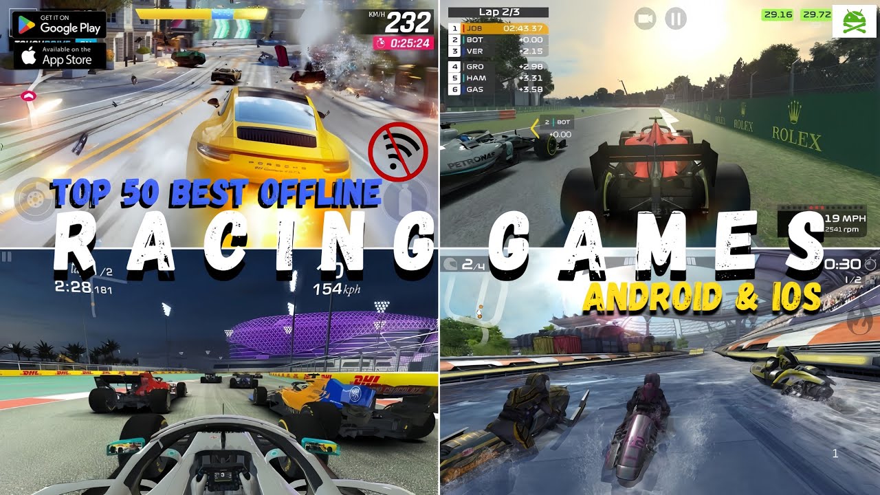 Top 50 Best OFFLINE Racing Games For Android 2026 High Graphics || No ...