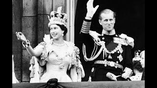 Её величество Королева Елизавета Elizaveta II и принц Филлип Young Prince Philip