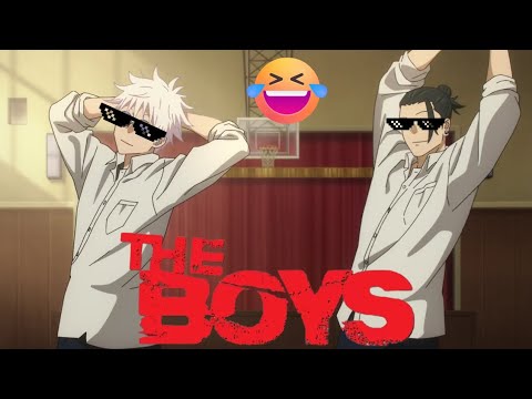 Jujutsu Kaisen Funny Moments In Hindi | Gojo Thug Life Moment | The Boys Meme #gojo #jjk #trending