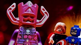 LEGO Galactus vs Avengers