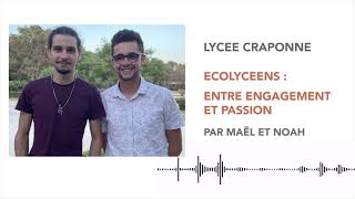 Ecolycéens : entre engagement et passion