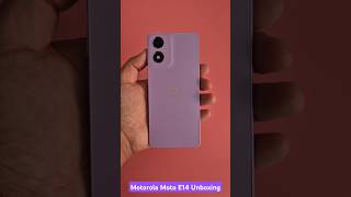 Motorola MOTO E14 - Unboxing 📦😍 #motorola #moto #e14 #motoreels  #unboxing #unboxingvideo #techshort