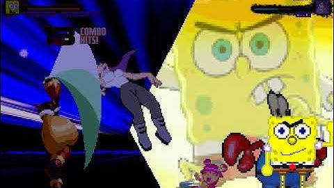 MUGEN Request: Ami Onuki & Spongebob V2 Vs Zero & Leela