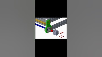 BALLSCREW ASSBLY SHORTS #3d #3dmodeling #engineering #geneva #mechanical #mechanism #aluminium #cnc