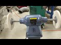 Baldor 3ph 1.5hp 10&quot; grinder and matching 10&quot; buffer power by KBAC-27D