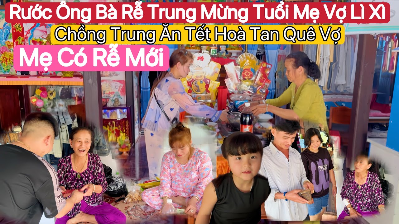 #127🇻🇳🇨🇳Chồng Trung Thích Thú Phong Tục Rước Ông Bà Ở Việt Nam.Hôm Nay Mừng Tuổi Mẹ Vợ.Rễ Mới Của Mẹ