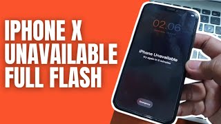 How to Flash iPhone X forgot passcode "iPhone Unavailable" via 3utool
