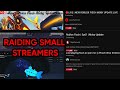 RAIDING SMALL STREAMERS AND MAKING THEIR DAY!! #raid #roblox