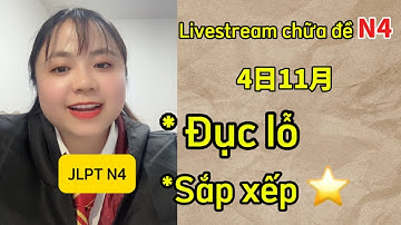 Livestream giải đề thi Jlpt n4 (đề tháng 7 năm 2023)