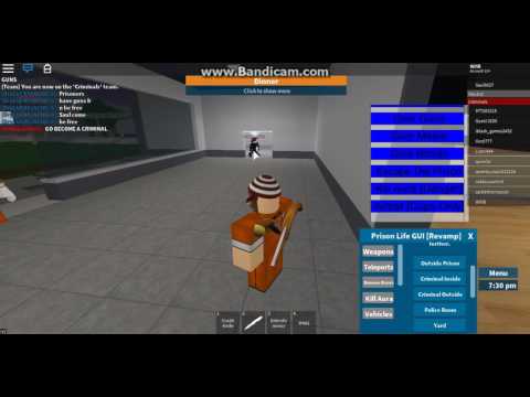 Anti Abusers Prison Life Gui Punish All Criminal All Loopkill All And More Youtube - criminal aura roblox prison life script