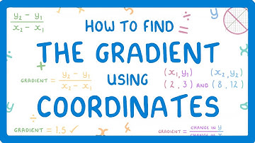 GCSE Maths - How to Find the Gradient Using the Coordinates of Two Points (2026/27 exams)