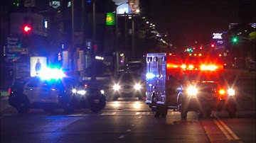 LAFD Rescue 56 & LAPD Hollywood Unit Transporting