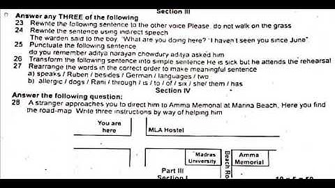 10th English First Revision Question Paper 2019-2020 | Theni District | Team Aspirants