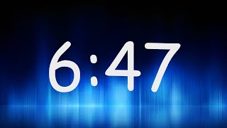6:47 Minutes Timer / Countdown from 6min 47sec