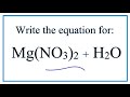 Magnesium Nitrate and Chemical Reactions