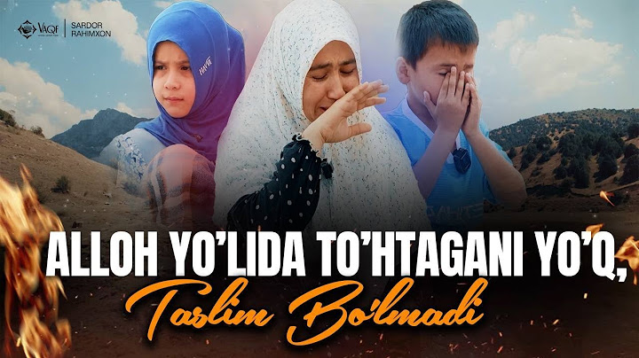 Sardor Rahimxon- ALLOH YO’LIDA TO’HTAGANI YO’Q, TASLIM BO’LMADI. HAMMA KO’RSIN.