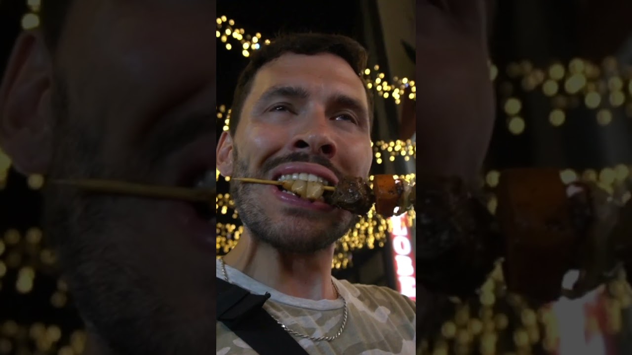 Пробуем шашлык из баранины в Малайзии #malaysia #malaysianfood #malaysiatravel