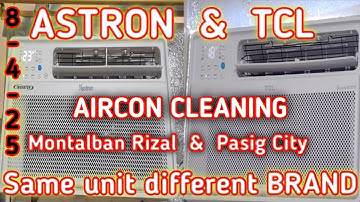 HOW TO CLEAN ASTRON & TCL INVERTER AIRCON || TAGALOG