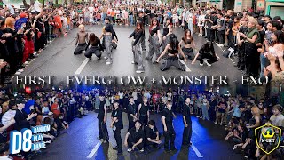 [KPOP IN PUBLIC] FIRST - EVERGLOW   MONSTER - EXO Random Dance Full Ver. by W-Unit | by D8 Crew