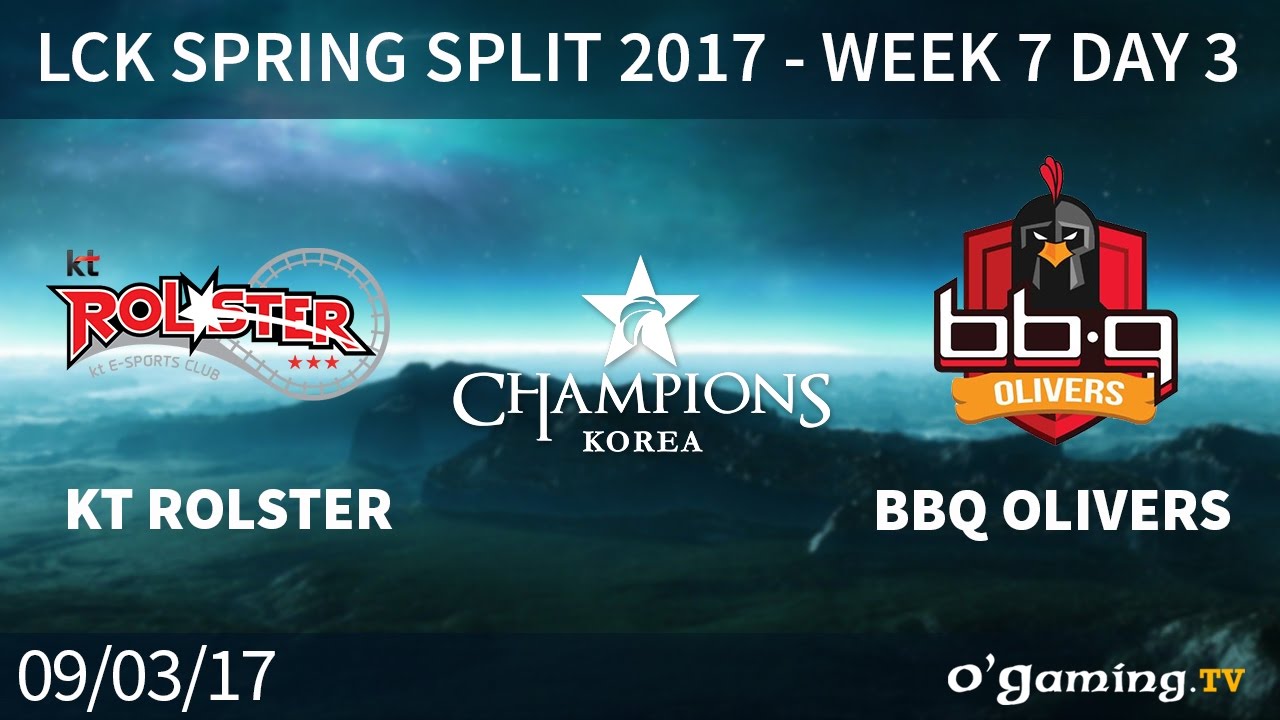 baron nashor roshan KT Rolster vs bbq Olivers - LCK Spring Split 2017 - Week 7 Day 3 - League of Legends
