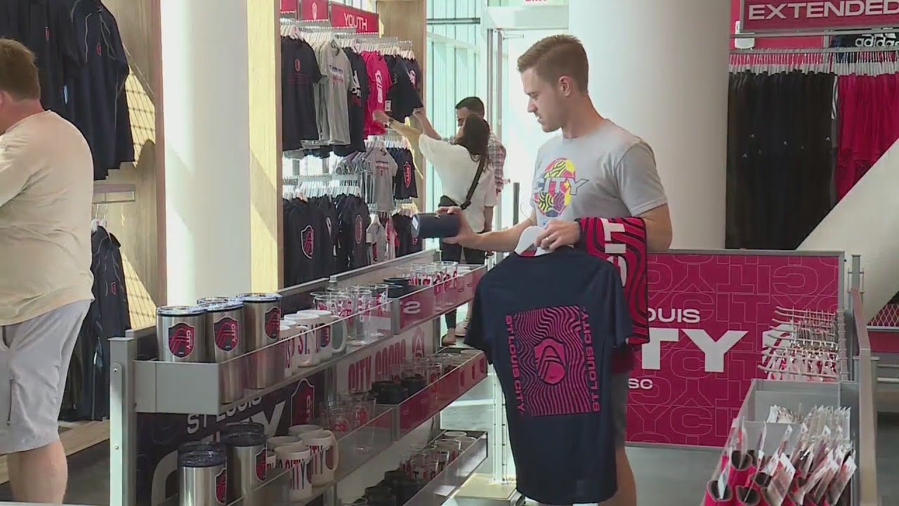 St. Louis City SC opens gift shop at soccer stadium