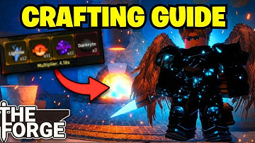 Roblox The Forge - NEW BEST Weapons & Armor Crafting Guide (Full Recipe Breakdown!)