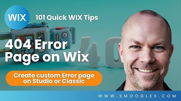 Create a 404 error page on Wix Studio and the classic editor