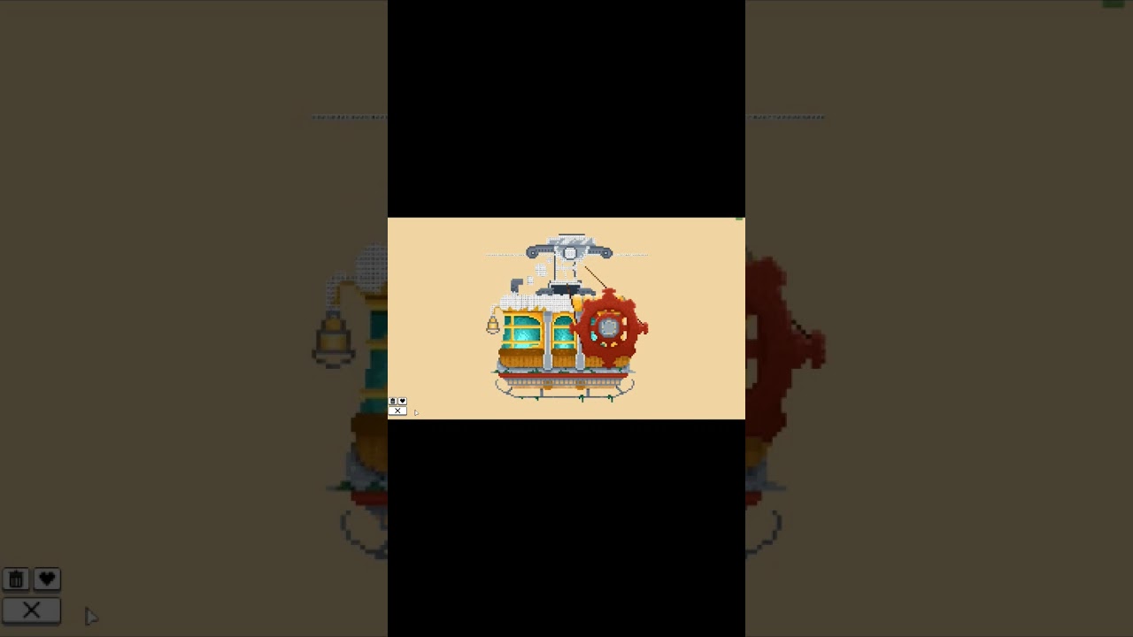 Cable Car (Steampunk Pack) | Coloring Pixels | 