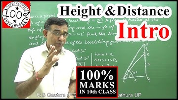 Class 10 Maths Application of Trigonometry,height and distance cbse 2019 Q1