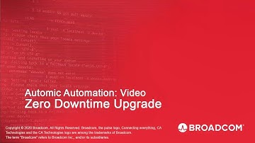 Automic Automation 12.3 and Higher: Zero Downtime Upgrade