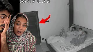 GH0ST in OUR HOUSE with CCTV FOOTAGE..🫣 *OMG*