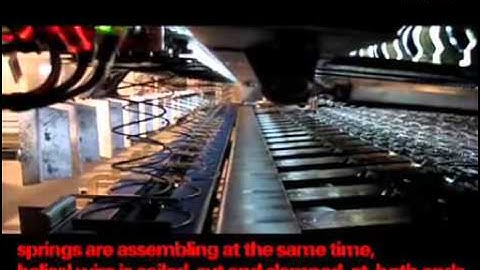 HuaJian SX 820i fully auto transfer machine for Bonnell spring units