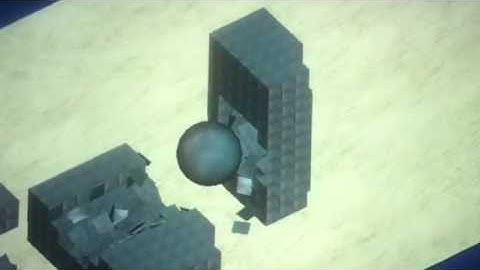 Unity building destruction test