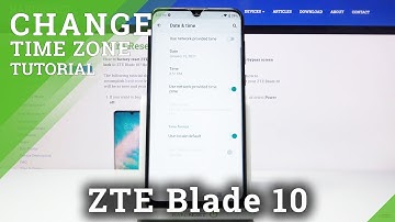 How to Set Up Date and Time in ZTE Blade 10 – Open Date And Time Settings