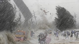 Dev Kasırga Endonezya'yı Yıktı! Endonezya'nın Kırsal Kesimlerini Vuran En Büyük Yağmur Fırtınası