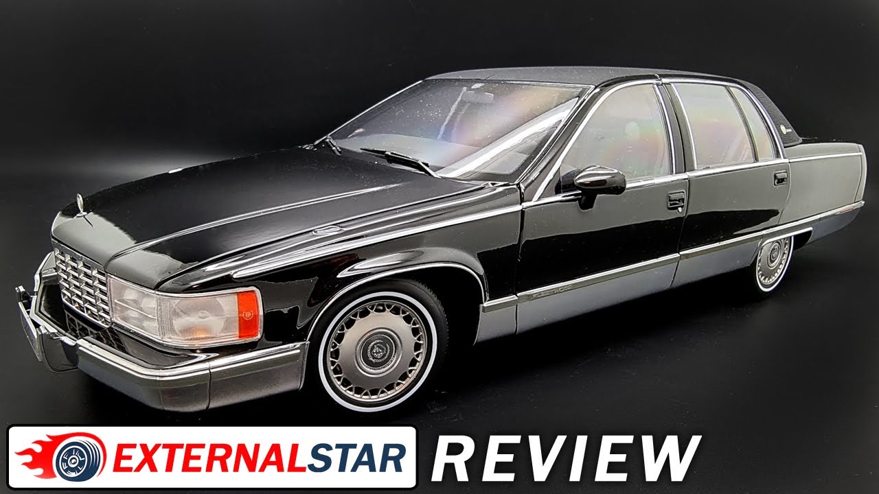 Unboxing: 1:18 Cadillac Fleetwood (1992) diecast model by XiaoGuang