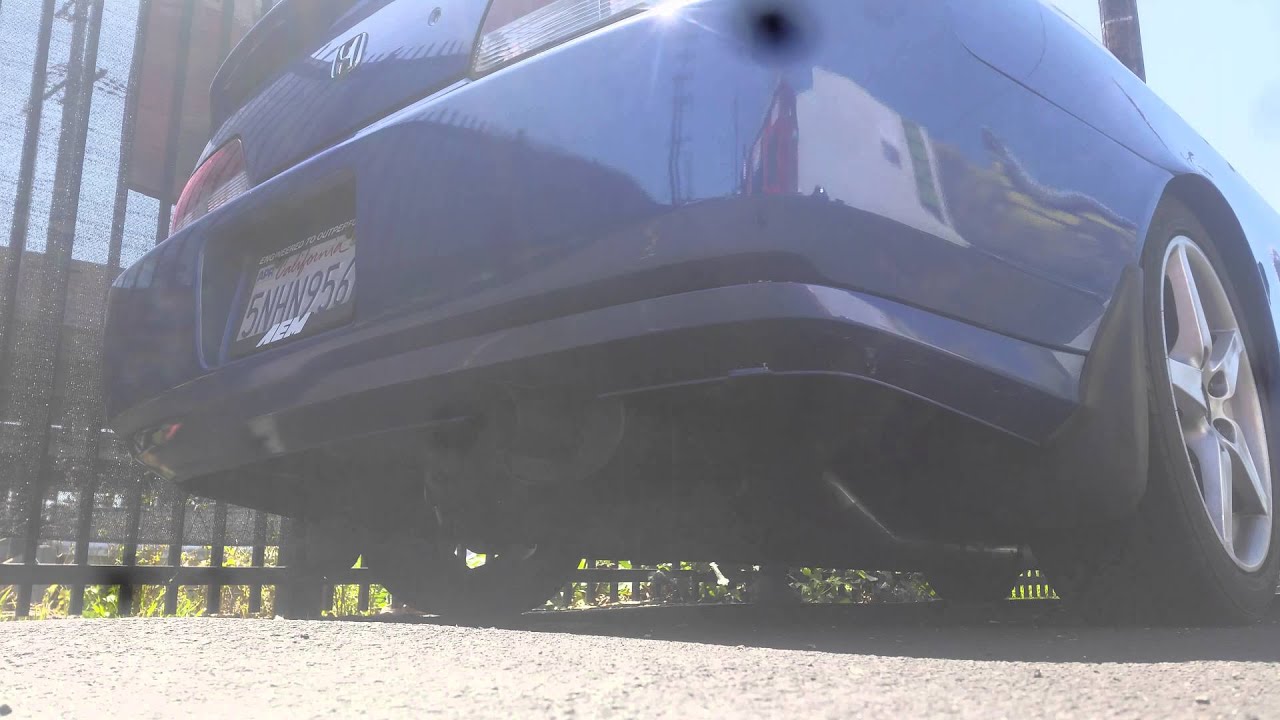 honda prelude 2001 vibrant flat black muffler youtube prelude vibrant header